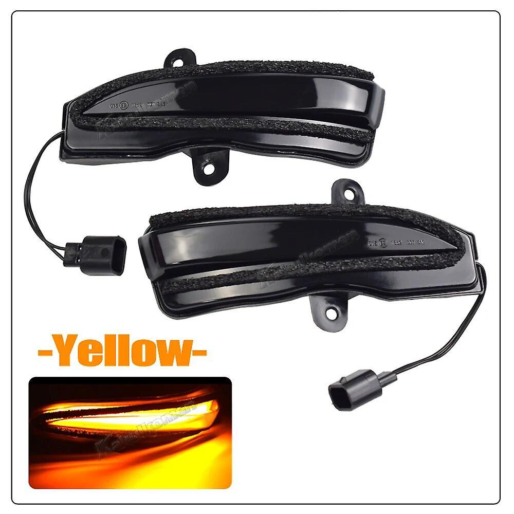 Cciyu Dynamic Led Turn Signal Light For Mazda Cx-3 Cx3 Cx-4 Cx-5 Cx5 Side Wing Rearview Mirror Indicator Sequential Blinker Lamp Yellow