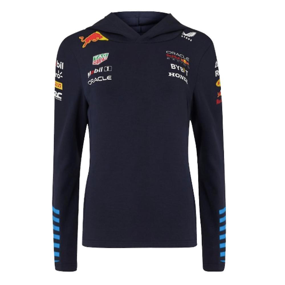 Castore 2024 Red Bull Racing Team Pullover Hoodie (Night Sky) - Womens Navy XS - Size 8