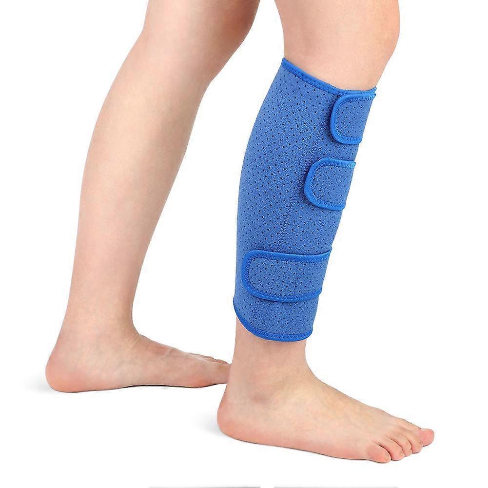 Langray Calf Support Brace Shin Splints Compression Wrap Neoprene Calf Sleeves Adjustable Breathable Bandage