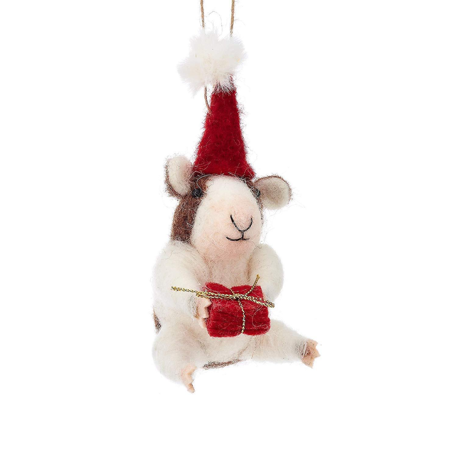 Sasse and Belle Sass & Belle Felt Guinea Pig Hanging Decoration