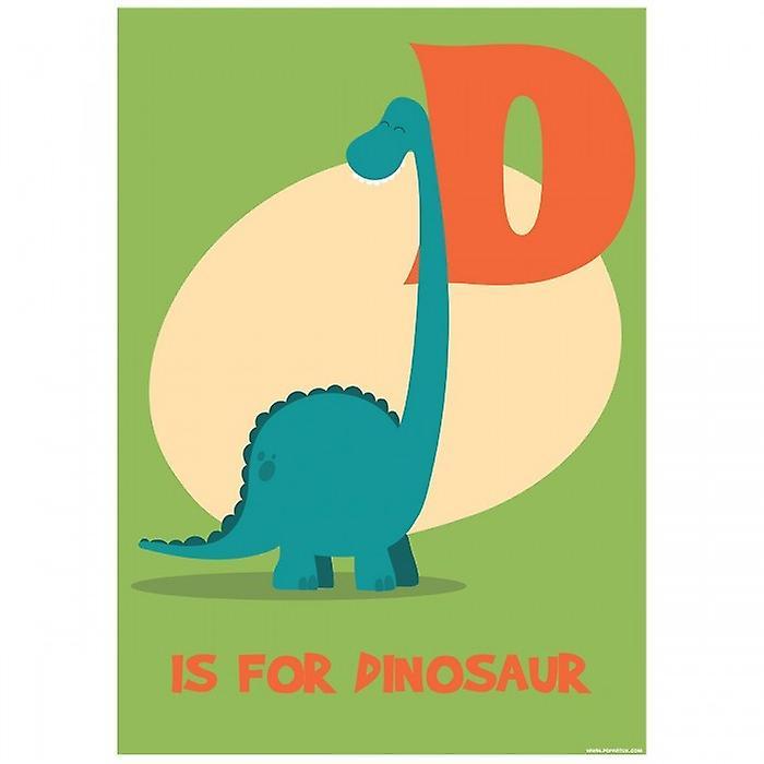 D Is For Dinosaur Poster