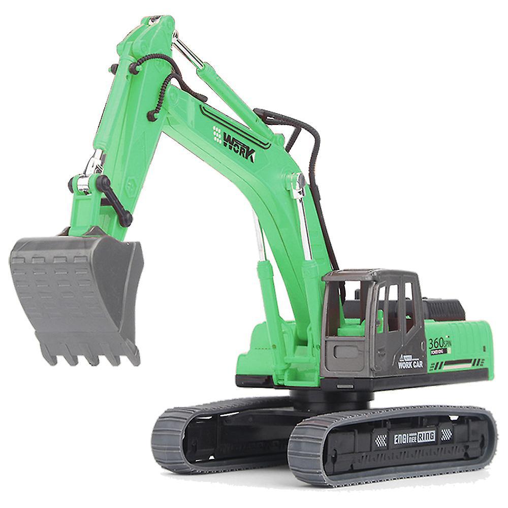 Yydd Engineering Simulation Excavator Children's Toys.suitable For Children Aged 4, 5 And 6 green