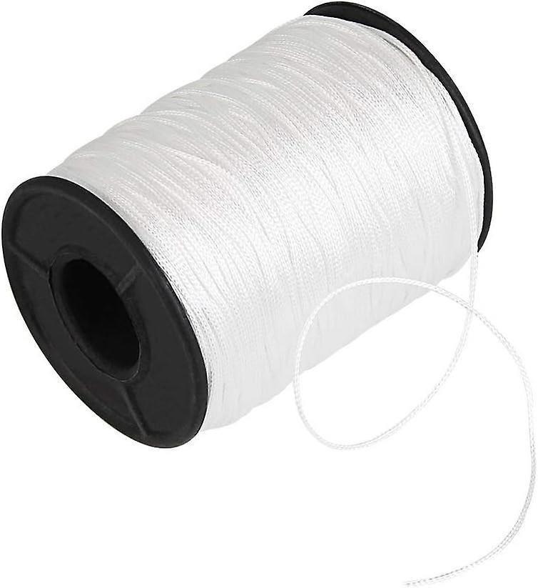 Tinor 150 Yards Braided Shade Rope, Diameter 1mm White Polyethylene Cord For Venetian Blinds Curtain Aluminum Slat Shutter Louver Plant Gardening A...