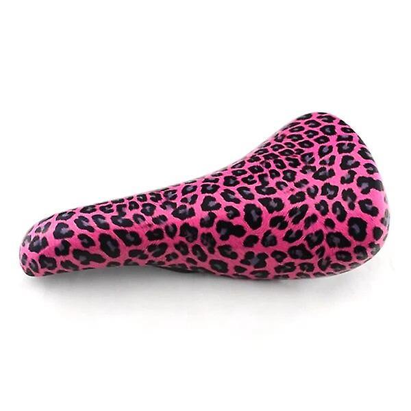 Bicycle Saddles Dead Flying Bicycle Saddle Road Bike Seat Cushion Color Seat Package Comfortable Cushion Seat Saddle Accessories Pink Leopard