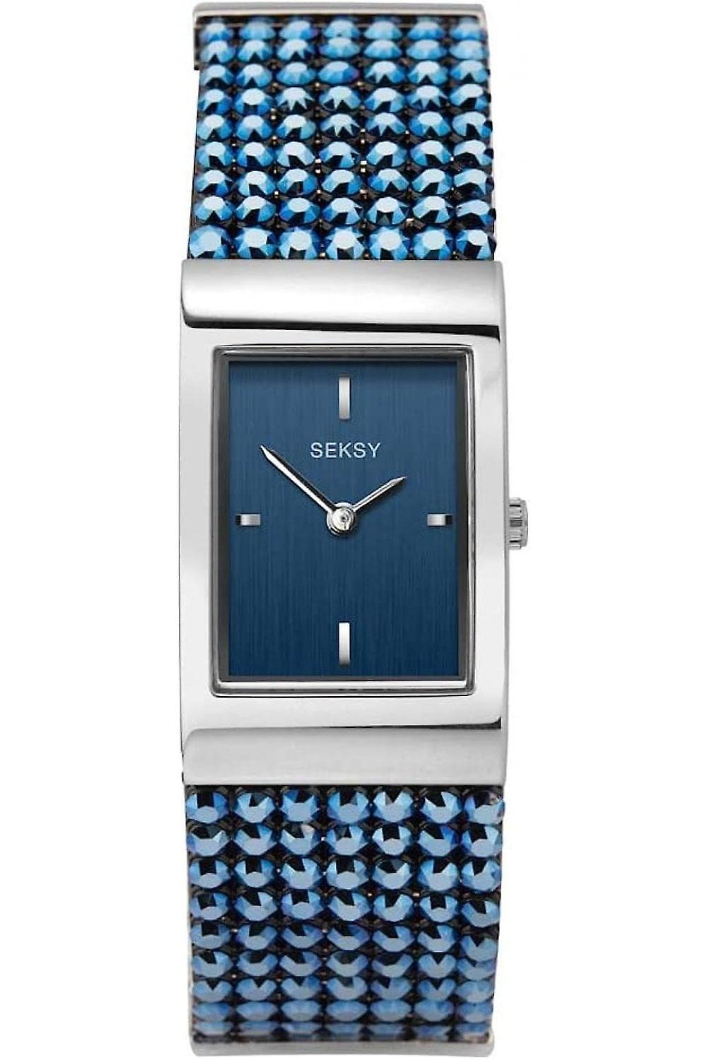 Adults Seksy Ladies Crystal Encrusted Bracelet Watch 40014