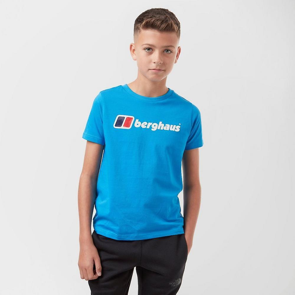 Berghaus Berhaus Boys' Logo Short Sleeve T-Shirt Blue 9-10 Years