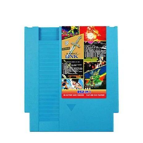 Game Console Accessories Forever Duo Games Of Nes 852 In 1 (405+447) Game Cartridge For Nes Console, Total 852 Games 1024mbit Flash Chip In Use Blue