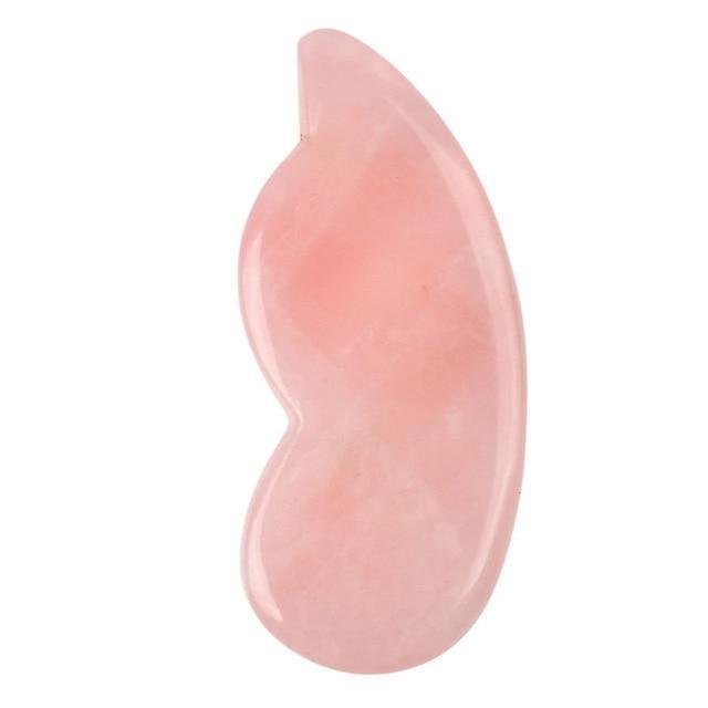 Slowmoose Natural Rose Quartz Massage Stone - Facial Spa Tool guasha7