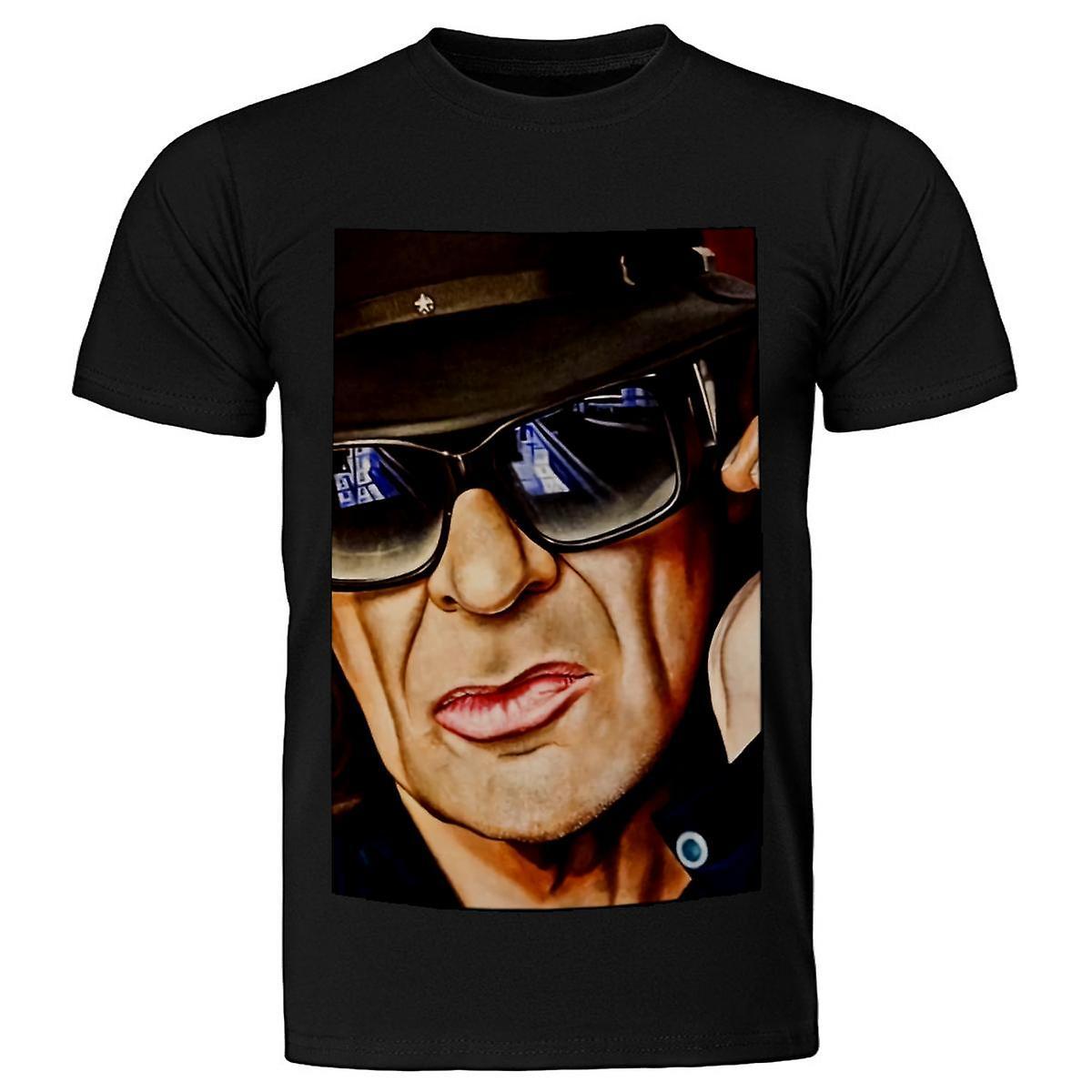 Gamurry Udo Lindenberg14 Leisure Men Women Adults Unique T-shirt Customizable Pattern Sport Black Tops L