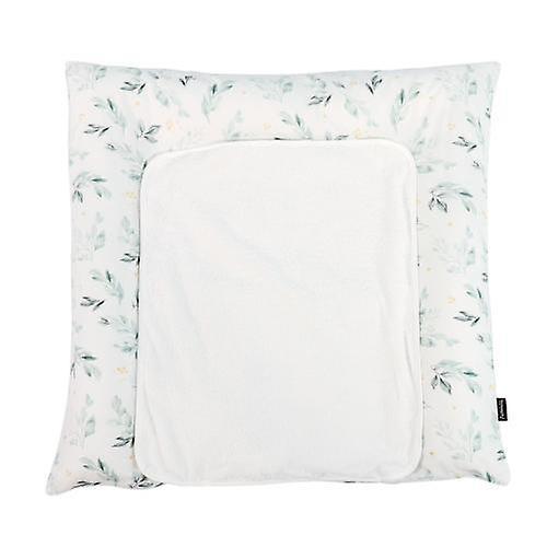 Puckdaddy GmbH Puckdaddy Changing Mat Flora with Metal Snaps 77x76cm Floral Pattern Green White