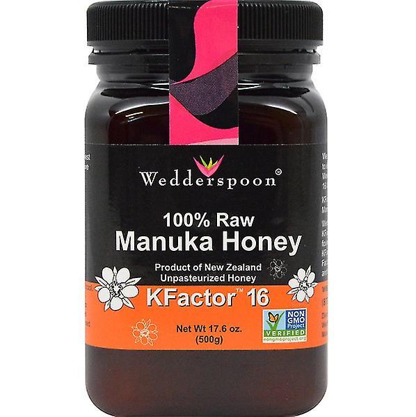 Wedderspoon, RAW Manuka Honey KFactor 16, 500g