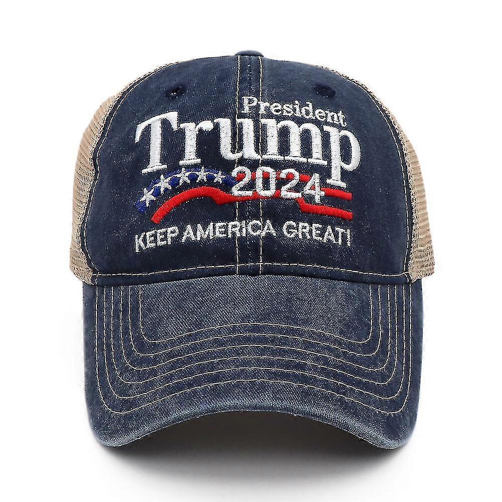 Camila Donald Trump 2024 Maga Hat Cap Baseball Camo Usa Kag Make Keep America Great Again Snapback President Hat Hiking Caps navy blue