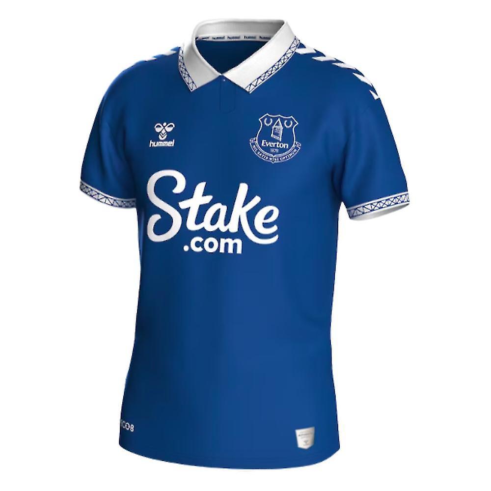 Hummel 2023-2024 Everton Home Shirt Blue Large Adults