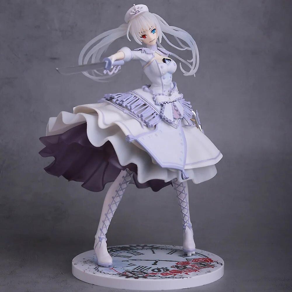 Ninesun Anime DATE A LIVE Tokisaki Kurumi Action Figure White Hair Gueen Tokisaki Kurumi Tokisaki Kurumi Figure Model Doll Children Gift White abou...