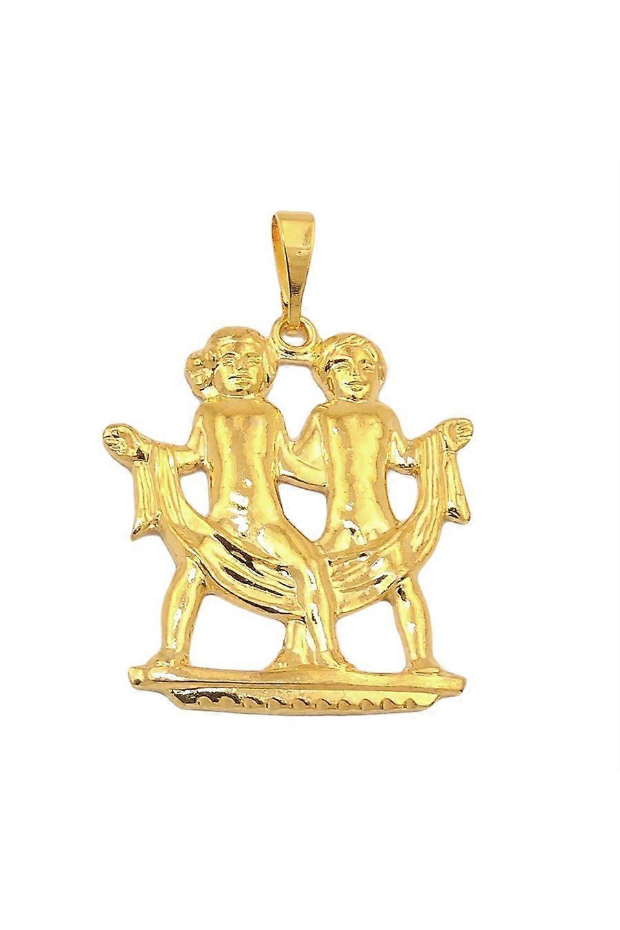 Gallay Zodiac Pendant Gemini Gold Plated - Gl02729