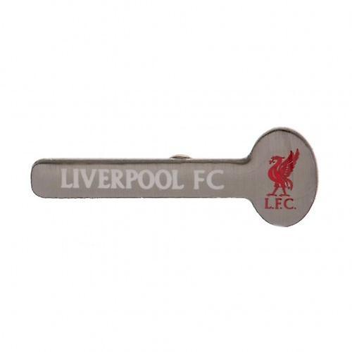 Liverpool FC Text Metal Badge Silver One Size