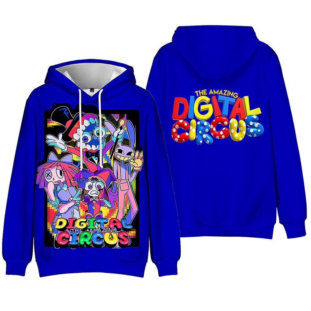 Ochime The Amazing Digital Circus Kids Boys Girls Fans Hooded Hoodie Sweatshirt Pullover Tops J 9-10 Years