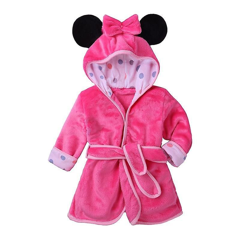 Slowmoose Cute Comfortable Bathrobe Height 90cm / Red B