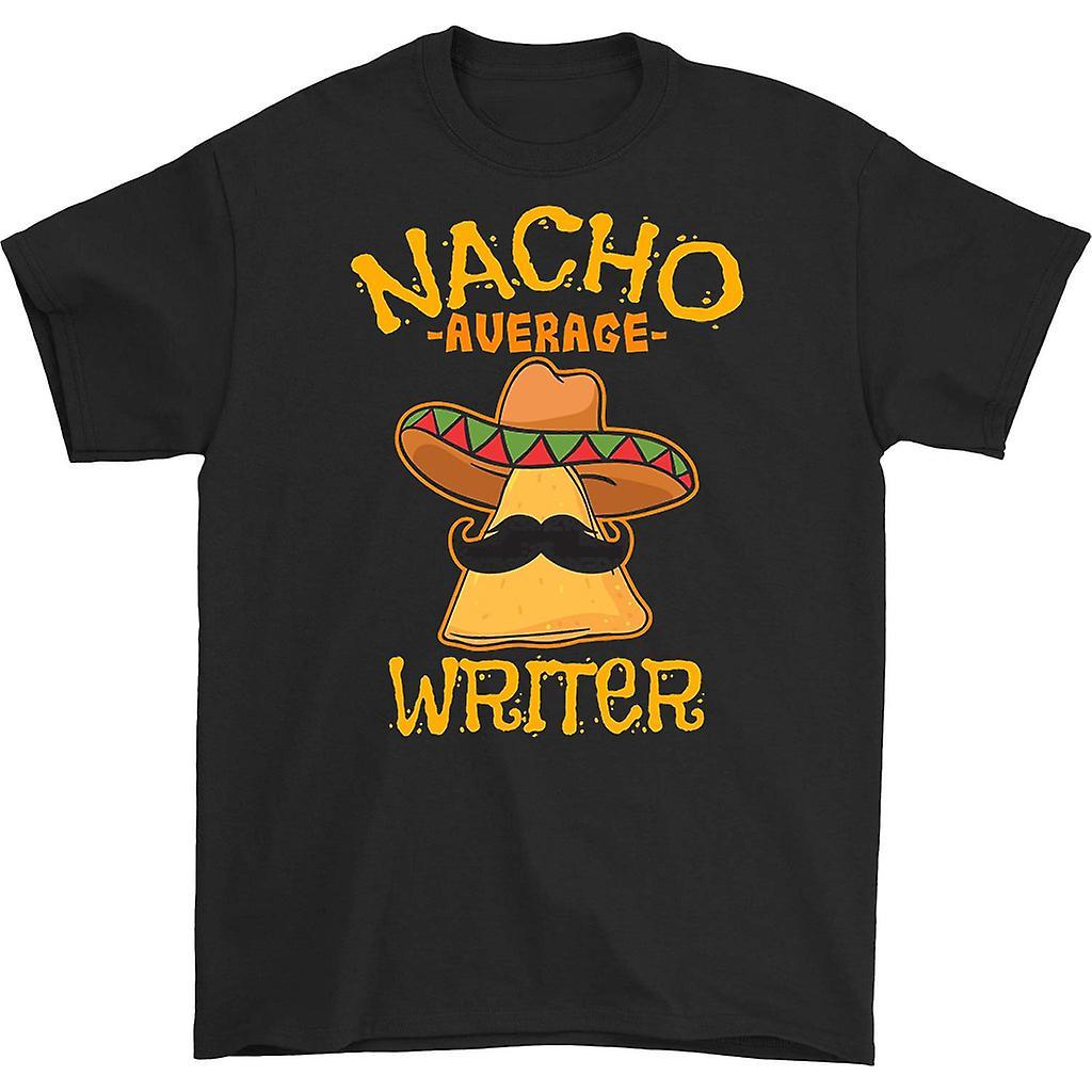 HISHARK Nacho average writer t-shirt black L