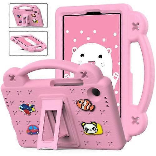 Mycase For Samsung Galaxy Tab A9 Handle Kickstand Children EVA Shockproof Tablet Case Pink