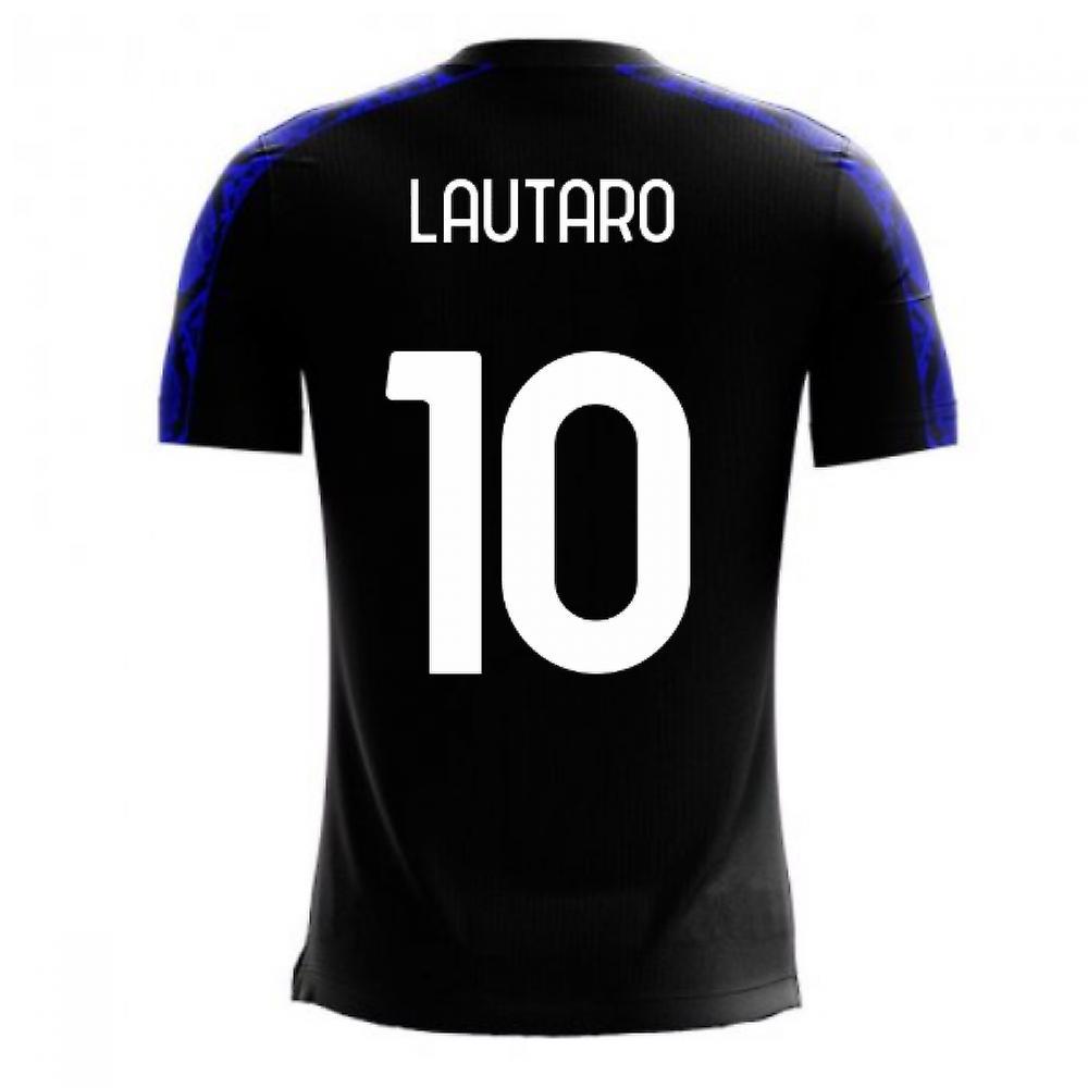 Libero Sportswear Nerazzurri Milan 2024-2025 Home Concept Football Kit (Libero) (LAUTARO 10) Blue XLB 7-8yrs (122-128cm)