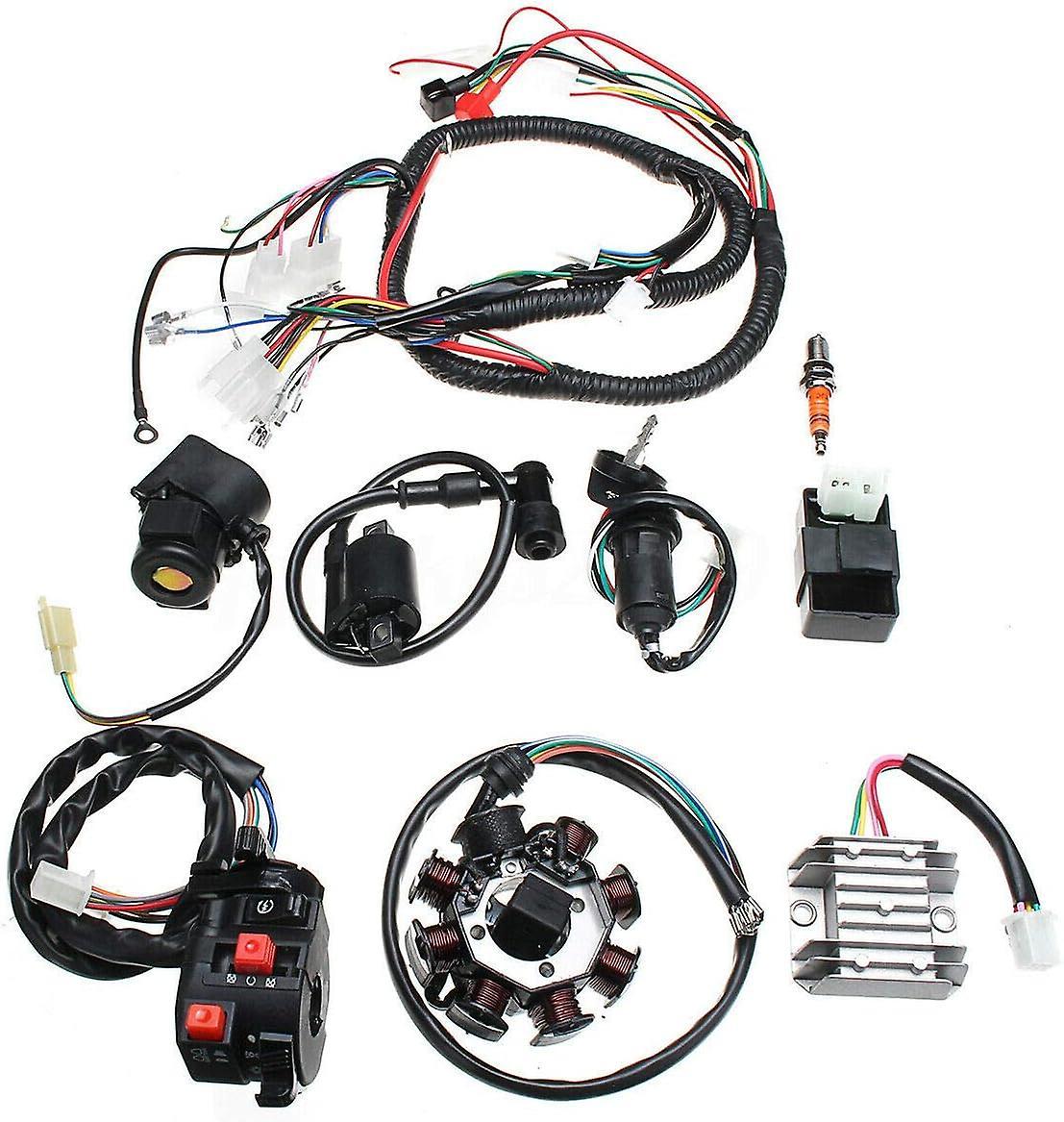 Tcgg-kit Complet De Stator Cdi De Faisceau De Cblage Lectrique Pour Atv Quad 150/200/250cc