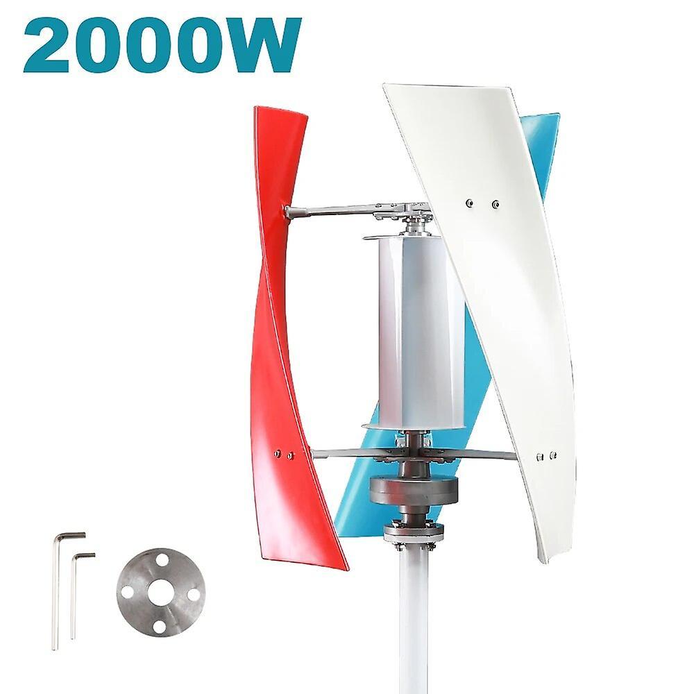 Arysieer 5kw Vertical Axis Maglev Wind Turbine Generator 5000w Voltage 24v 48v With Charge Controller Household Windmill For Home Use Wind Turbine ...