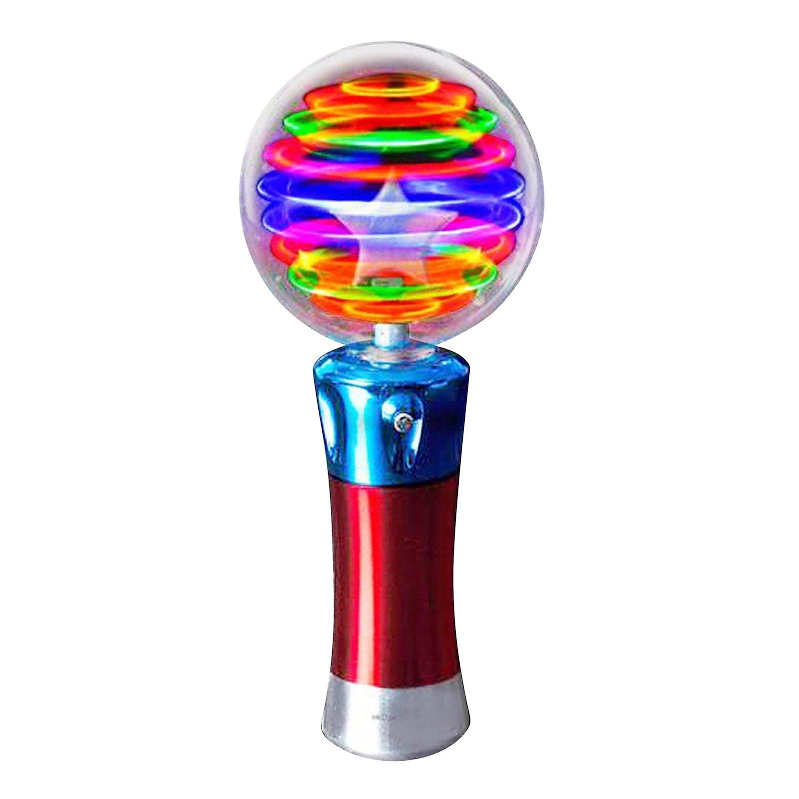 Flye Kids Gift Children's Luminous Magic Ball Toy Stick LED Flash-Rotating Light Show Toy 240101 Multicolor