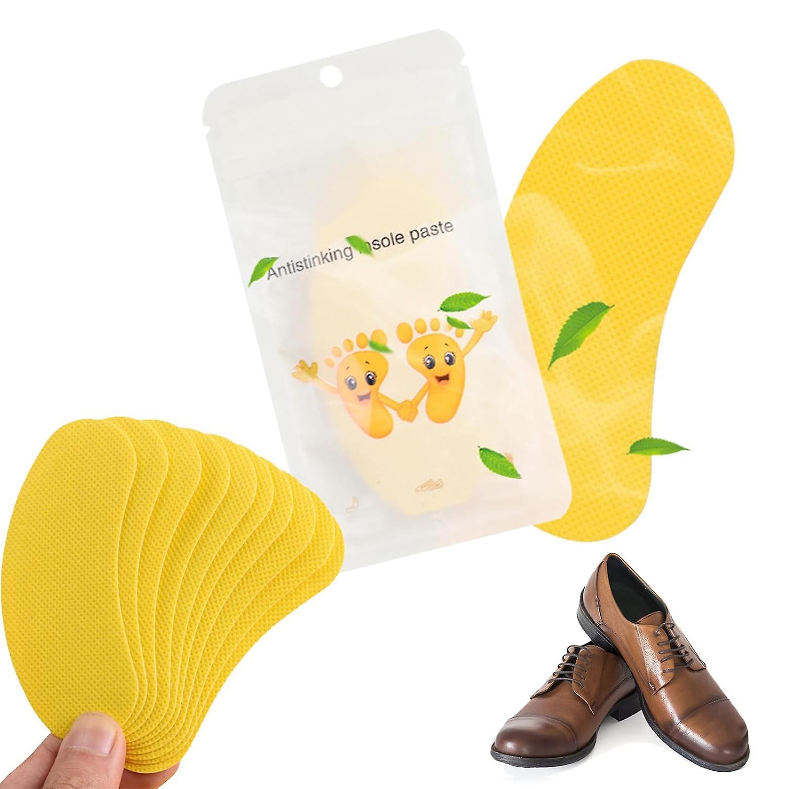 Wtowin Odor Stopper Insoles, Foot Care Odor Stopper Insoles Self-adhesive Deodorant Insole Sneaker Odor Eliminator Fresheners Shoe Odor Eaters 2Pac...