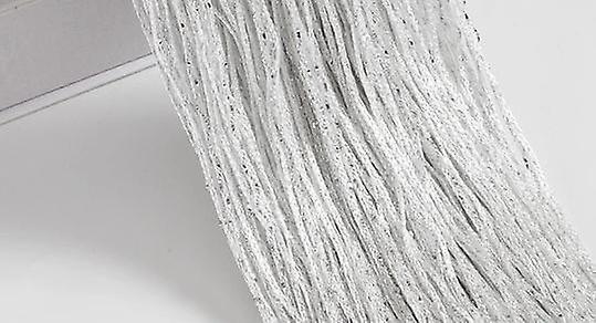 Slowmoose Beads String Thread Curtains - Window Wall Panel Room Divider, Doorway, Wedding White 3x1m