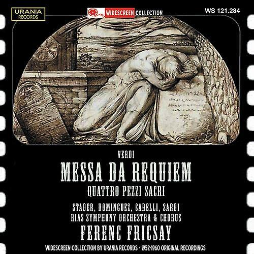 Urania Records Verdi,G. / Stader,Maria / Dominguez,Oralia - Fricsay Conducts Verdi  [COMPACT DISCS] USA import