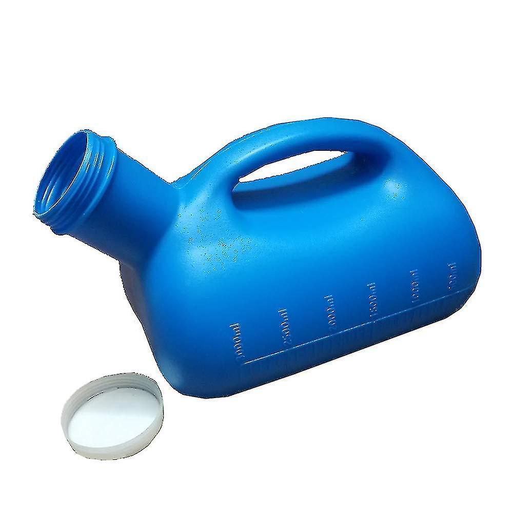 3000ml Large Male Urinal Portable Mens Potty Pee Bottle Collector Travel Toilet (blue) -ZHENV