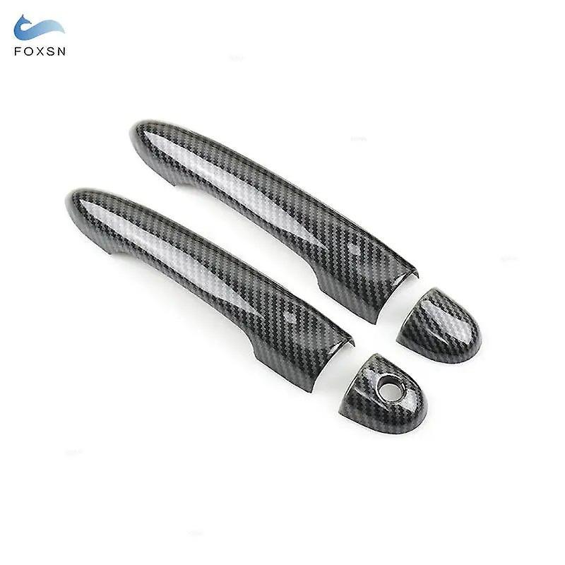 Redkid For Renault Megane 3 Mk3 Iii 2008 2009 2010 2011 2012 2013 2014 2016 Abs Carbon Fiber Texture Exterior Door Handle Cover Trim E