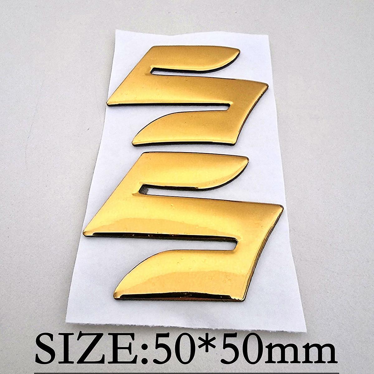 Redkid For Suzuki 3d Logo Sticker Car Decal Tank Emblem Silver Gold Badge