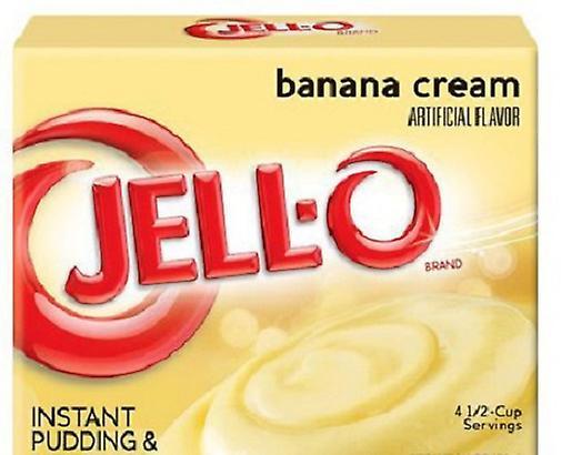 Jell-O Banana Cream Instant Pudding Dessert Mix 5.1 oz Box