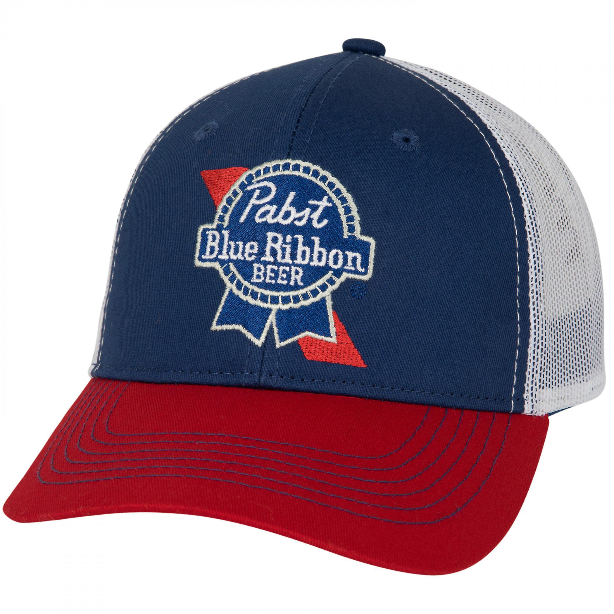 Beers Pabst Blue Ribbon Embroidered Logo Hat