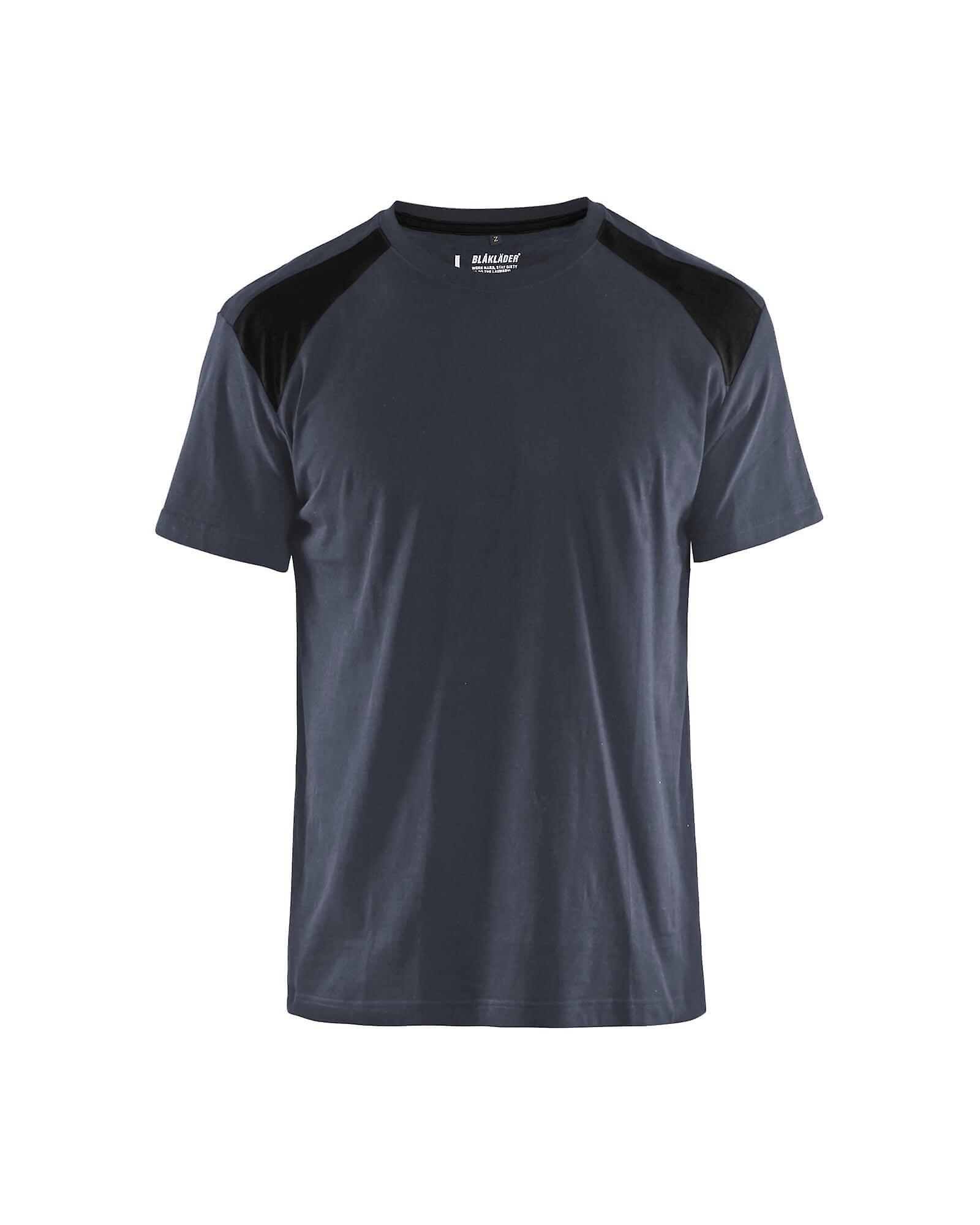 Blaklader 3379 t-shirt 2-tone cotton - mens (33791042) - (colours 1 of 2) Dark grey/black Xxl