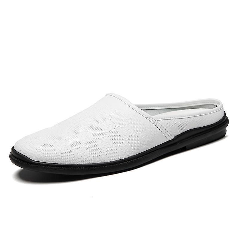 Mickcara men's tz9288 slip-on loafer White Us9.5/eu43