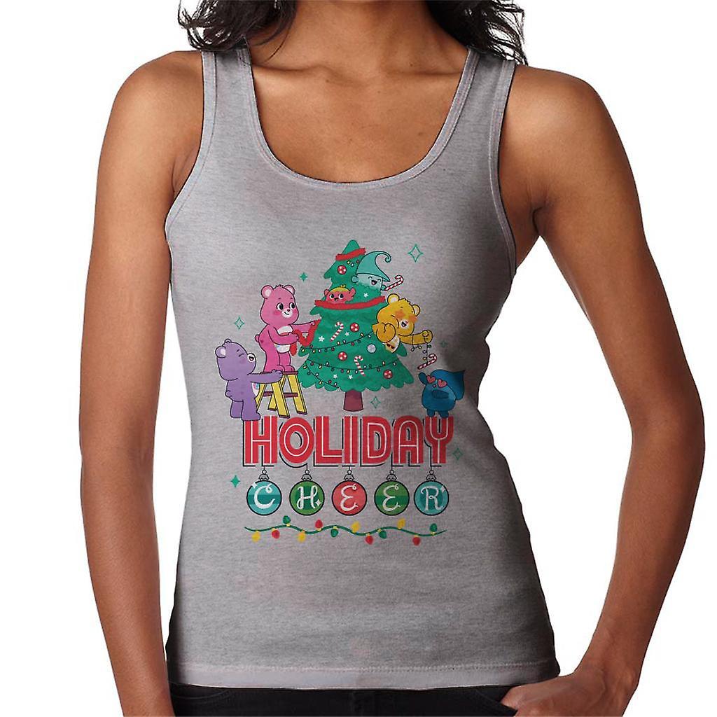 Care Bears Unlock The Magic Christmas Holiday Cheer Women's Vest Heather Grey Small