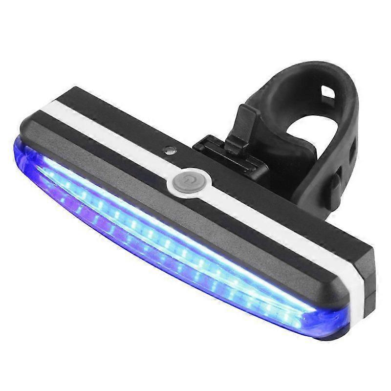 Unbrand Ultra Bright Bike Light USB Rechargeable Bicycle Tail Light High Intensity Rear Red and blue change light