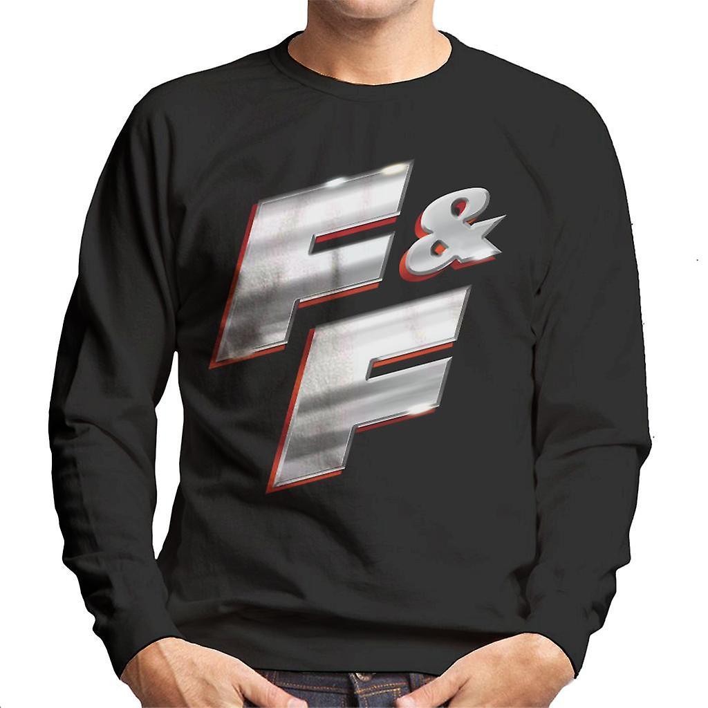 Fast & Furious Fast and Furious FF Chrome Logo Men's Sweatshirt Black Medium