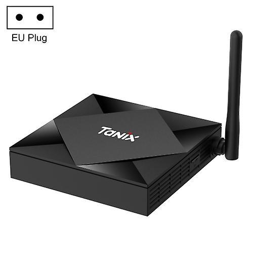 Generic Tanix Tx6s 4k Smart Tv Box Android 10 Media Player With Remote Control RAM-4GB ROM-64GB EU Plug