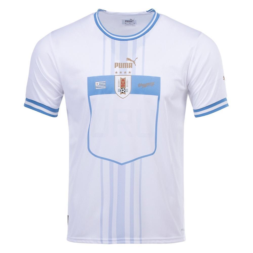 Puma 2022-2023 Uruguay Away Shirt White Medium Adults