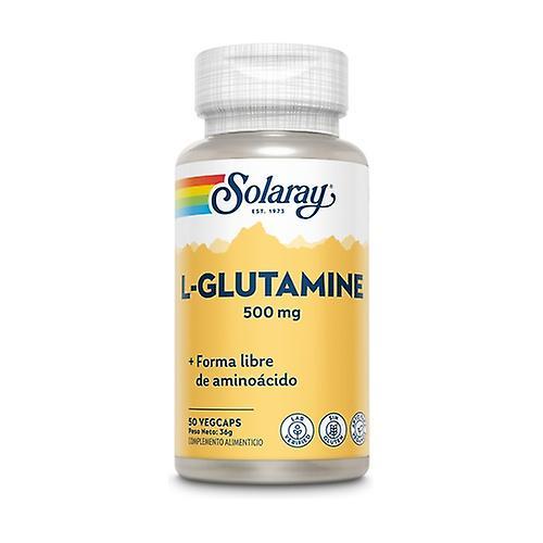 Solaray L-Glutamine 50 vegetable capsules of 500mg