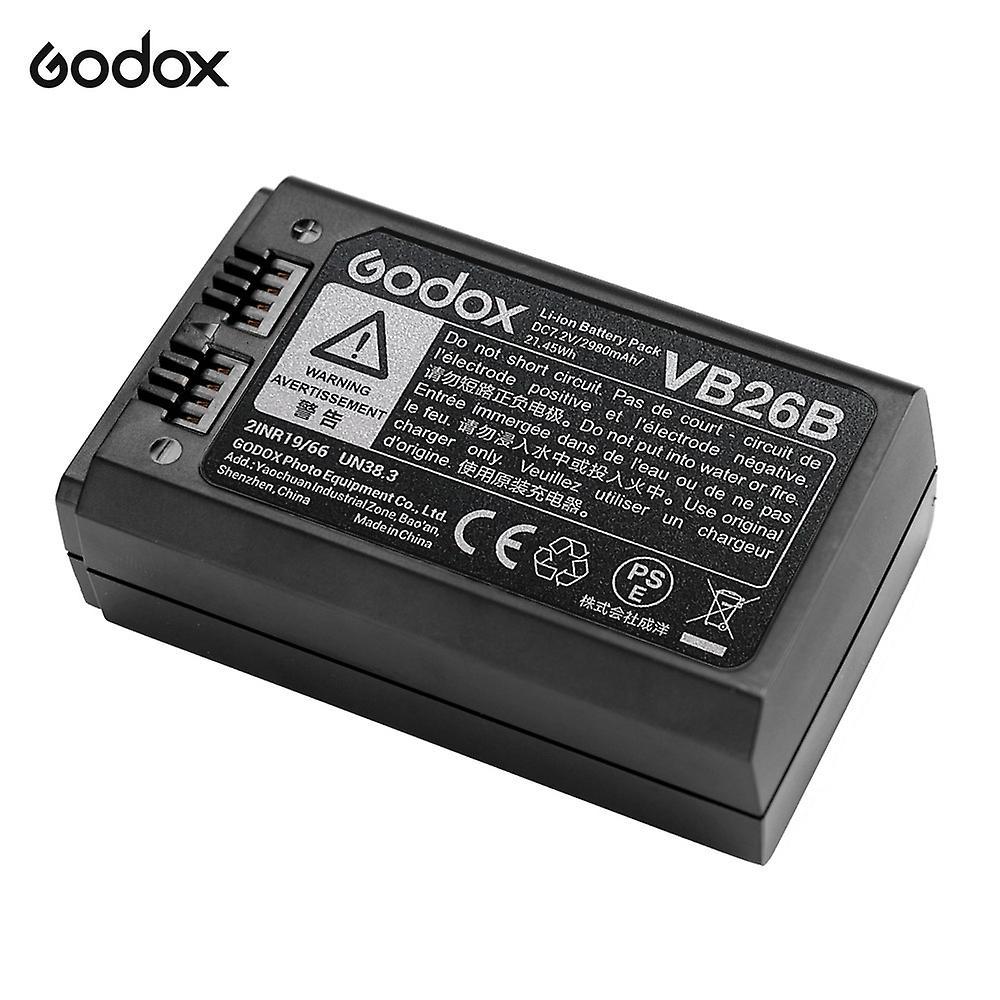 Godox VB26 Li-ion Battery DC 7.2V 2600mAh 18.72Wh Replacement Battery for Godox V1S V1C V1N V1F V1O