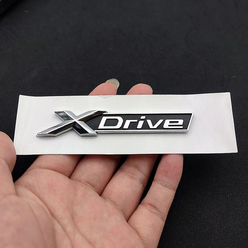 Hikig 3d Abs Xdrive Logo Car Trunk Badge Nameplate Xdrive Emblem For Bmw Xdrive Sticker 3 5 Series 320d 530d 528i E60 F10 Accessories NEW ABS