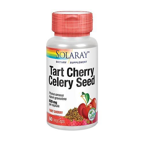 Solaray Tart Cherry Celery Seed, 60 Veg Caps (Pack Of 1)