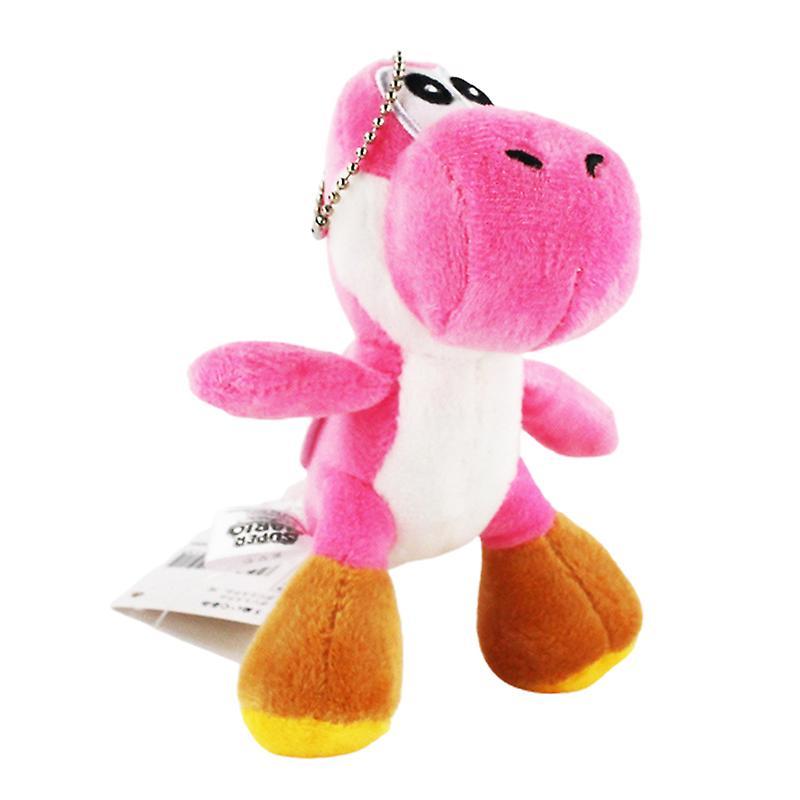 Fisheraw 12cm Children Kids Super Mario Bros Yoshi Stuffed Doll Plush Toy Figures Gift Pink