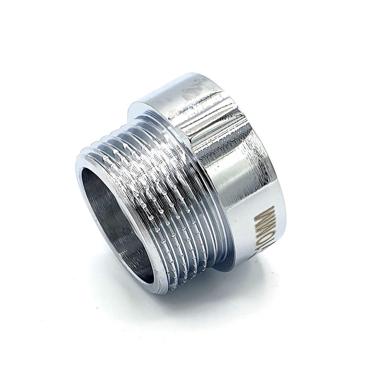 Invena 3/4" BSP (22mm) Pipe Thread Extension Female x Male Chrome Brass - 10-50mm long 10mm