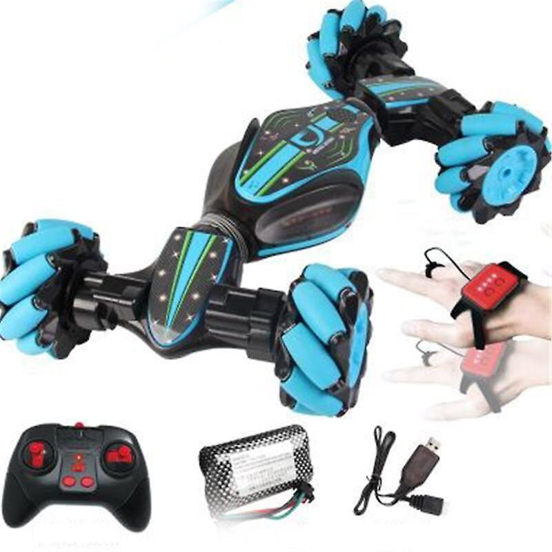 Slowmoose Remote Control Rc Car, Twisting Off-road Vehicle -drift Light Music Radio Blue